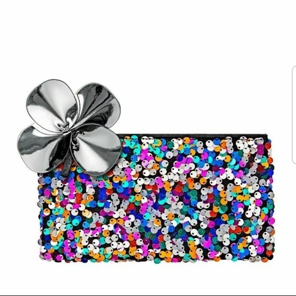 BNWT MAC Sequin makeup bag - Picture 1 of 2